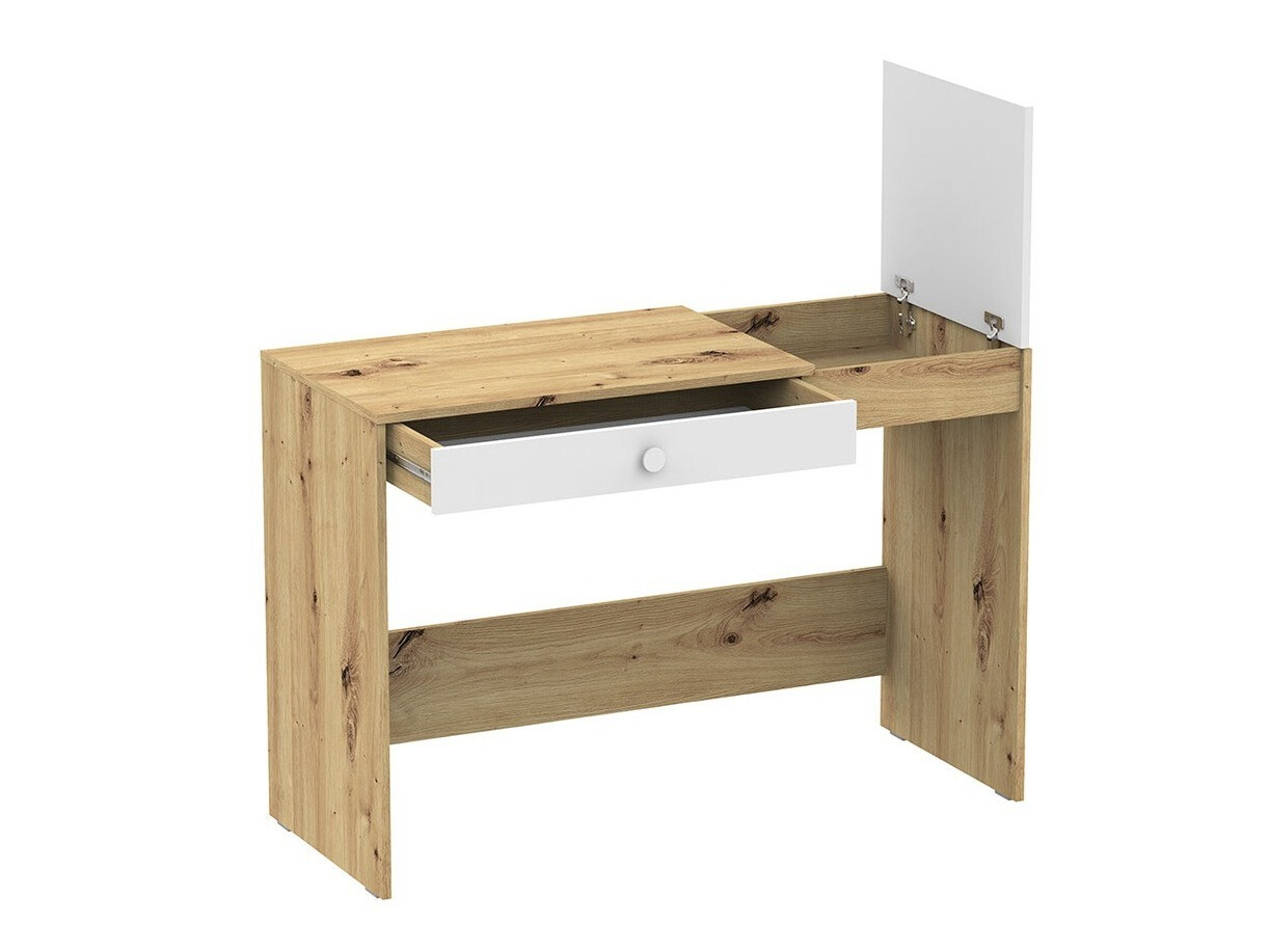 Kancelarijski sto Almira 109 (Zanatski hrast + Belo)