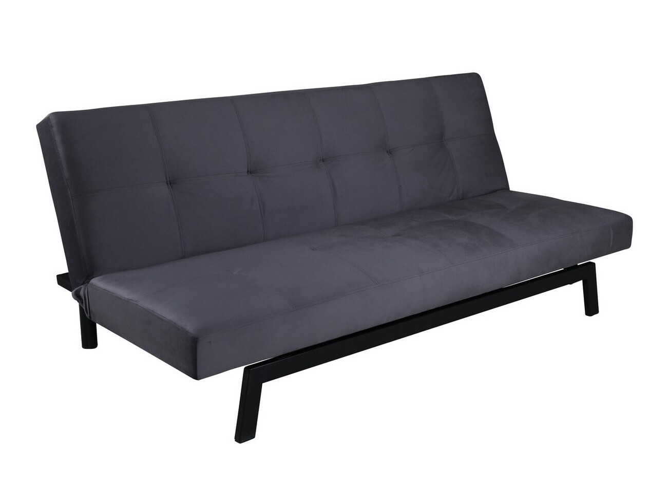 Sofa na razvlačenje Dallas 1710 (Tamnosiva + Crno)