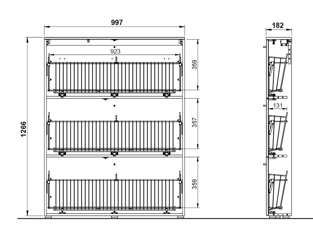 Cipelarnik Felelmo 102 (Svetloosiva)