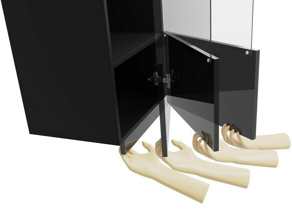 Set za dnevnu sobu Tivdalu 106 (Crno)