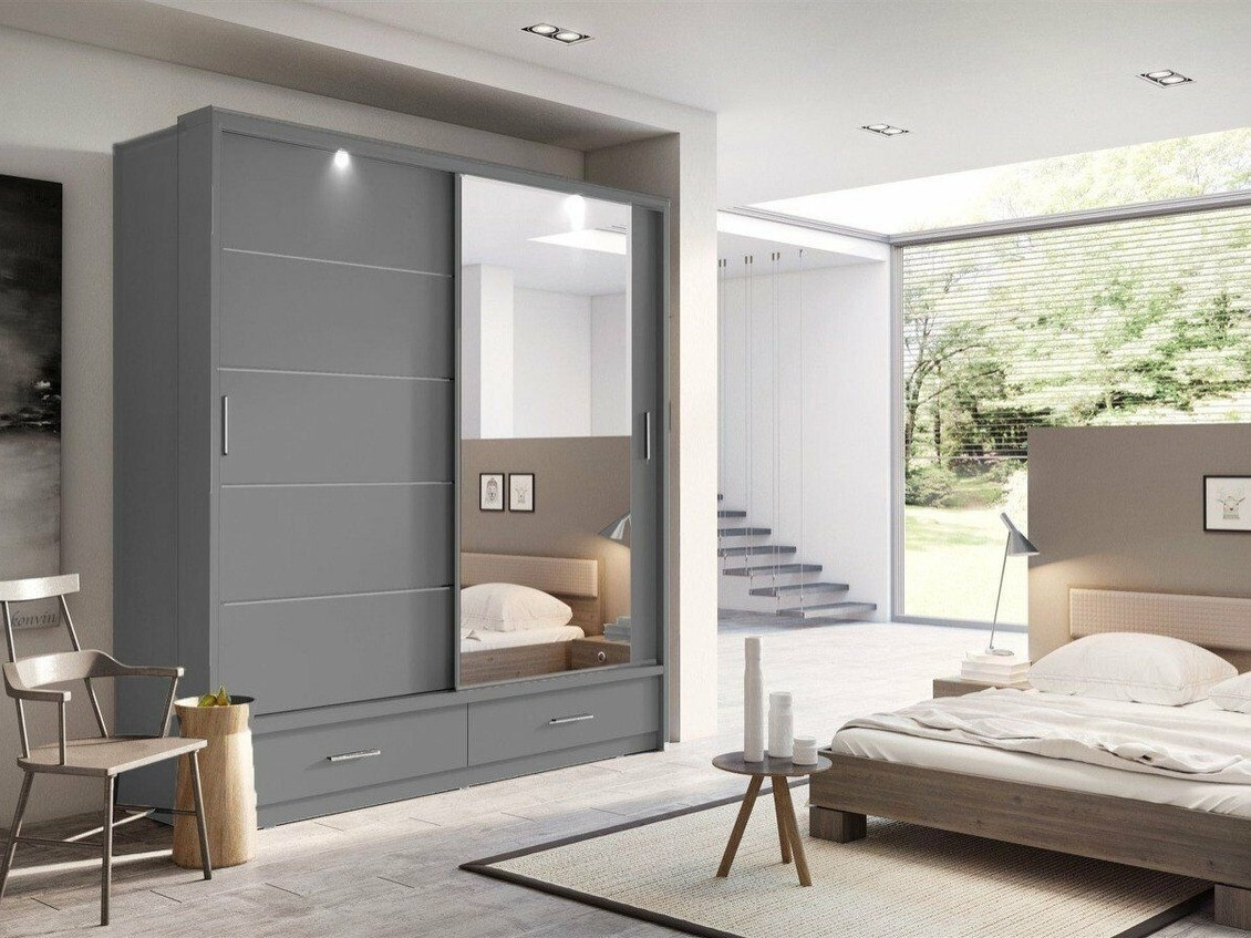 Ormar Fresno 104 (Sivo)