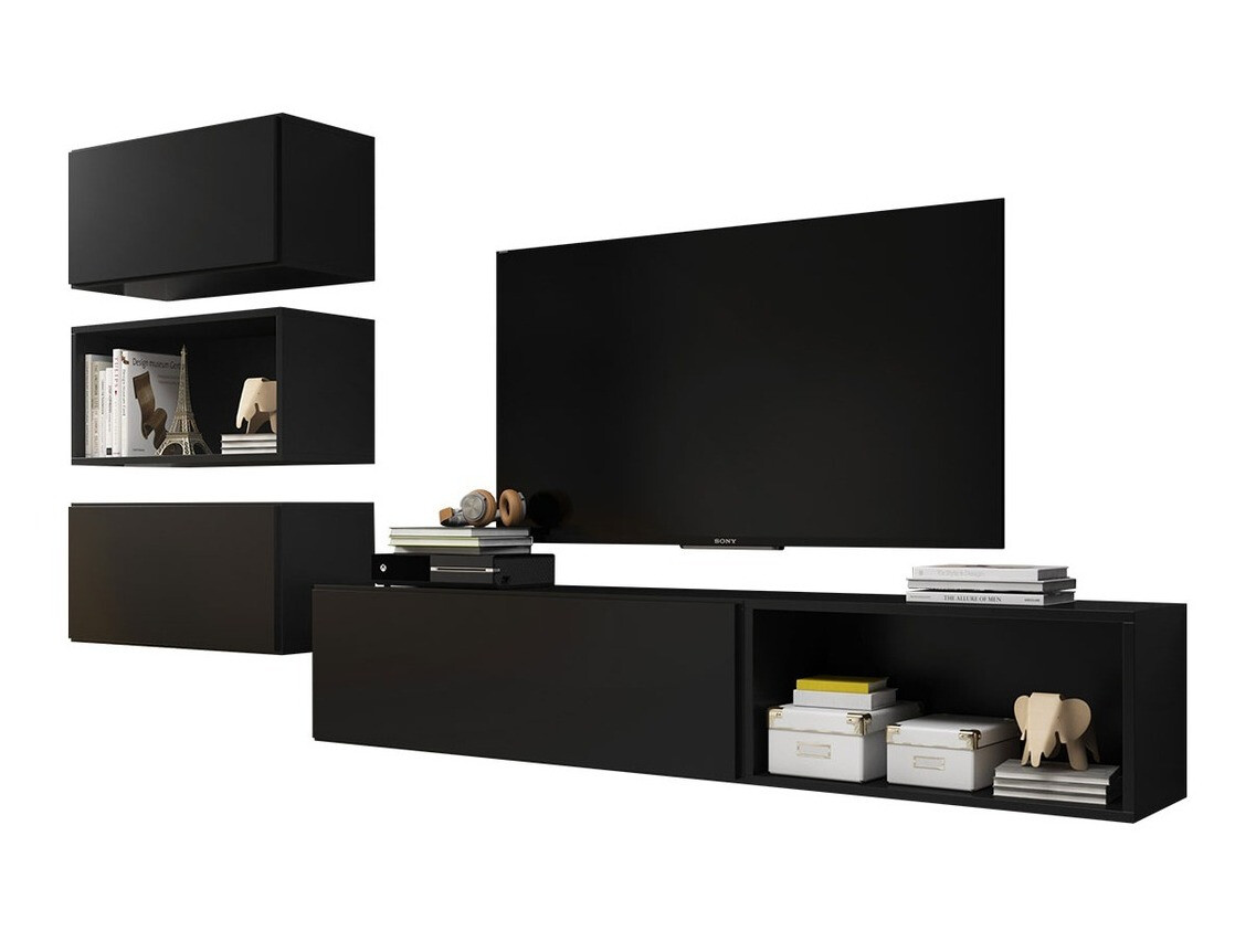 Set za dnevnu sobu Corbele 109 (Crno)