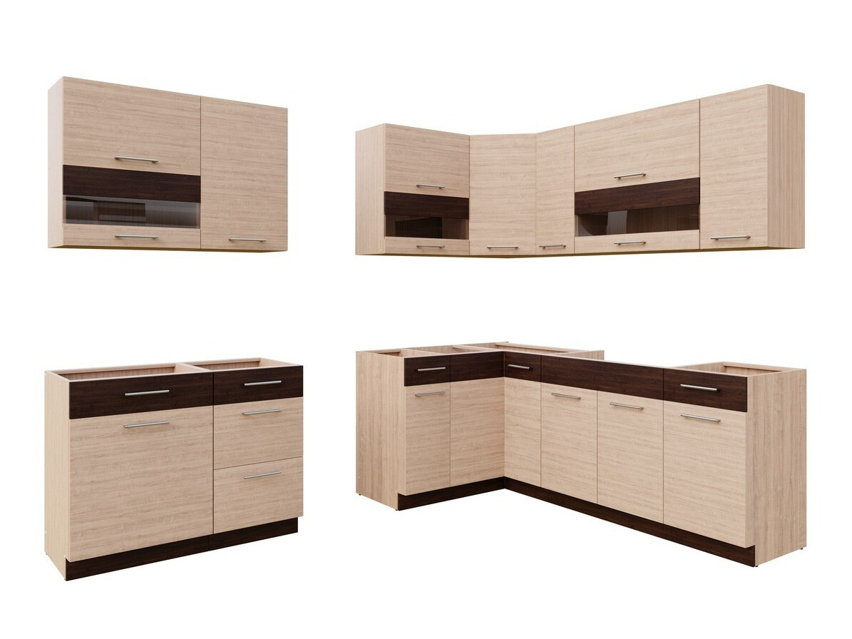 Modularni kuhinjski set Mode Light 130