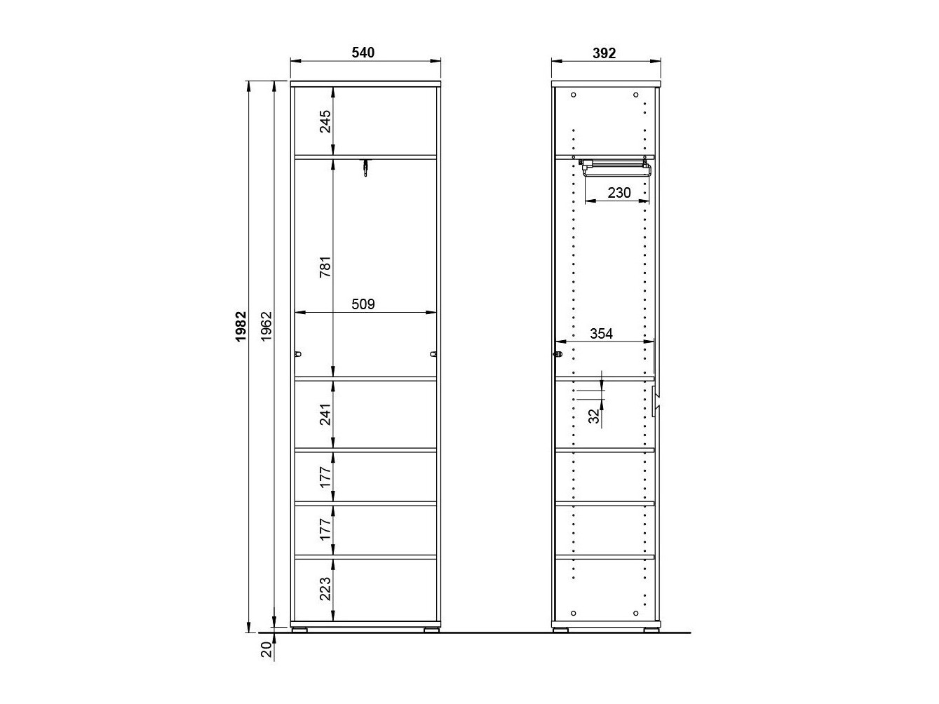 Ormar Elitivi 103 (Bukva)