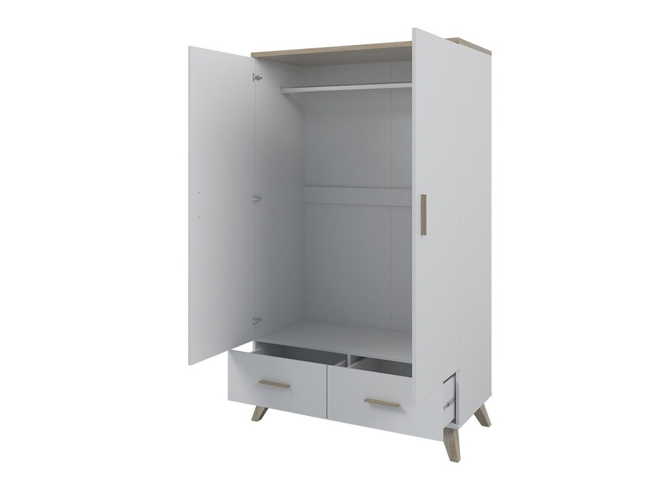 Ormar Larfloi 111 (Вотан храст + Crno)