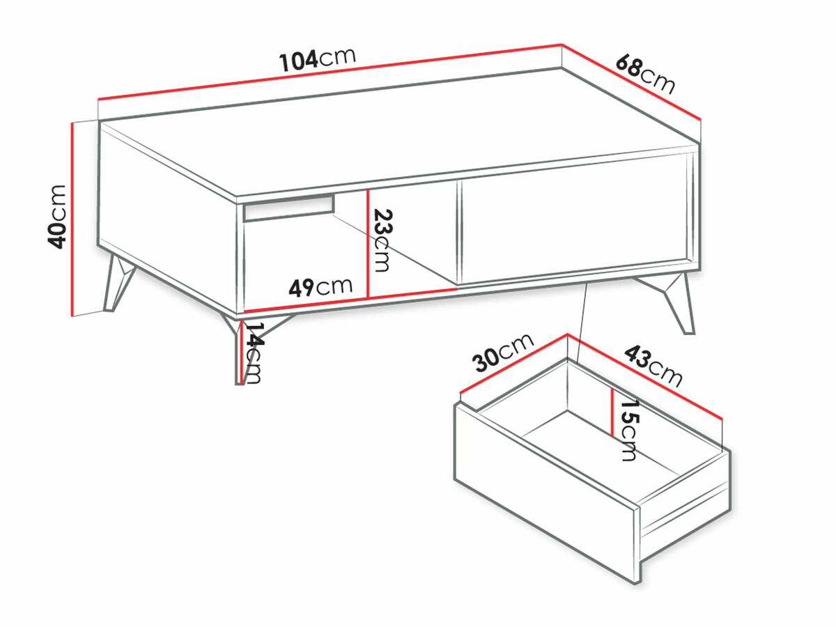 Stočić za kafu Alelmo 100