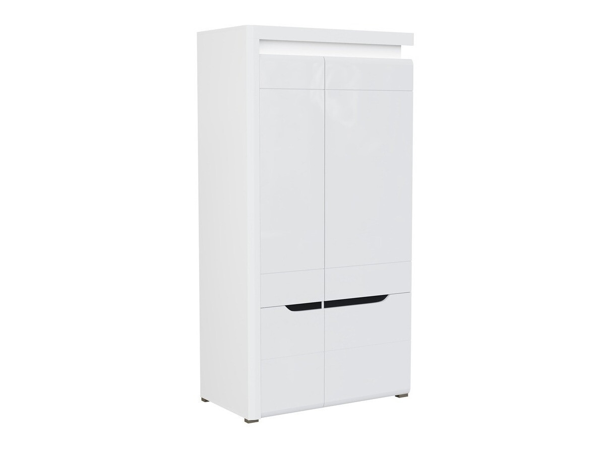 Ormar Revelmi 107 (Sjajno belo + Belo)