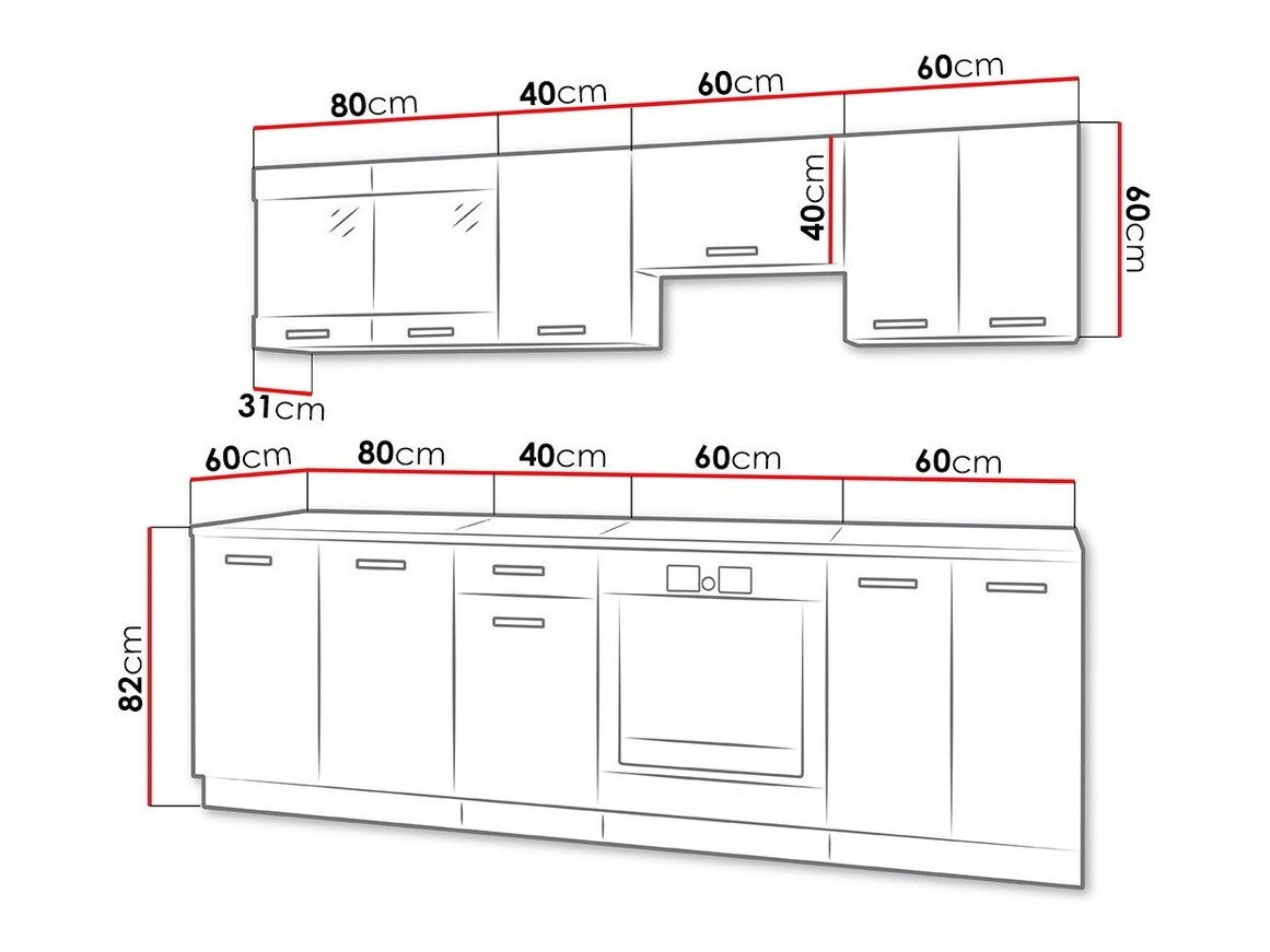 Kuhinjski set Tucson 162