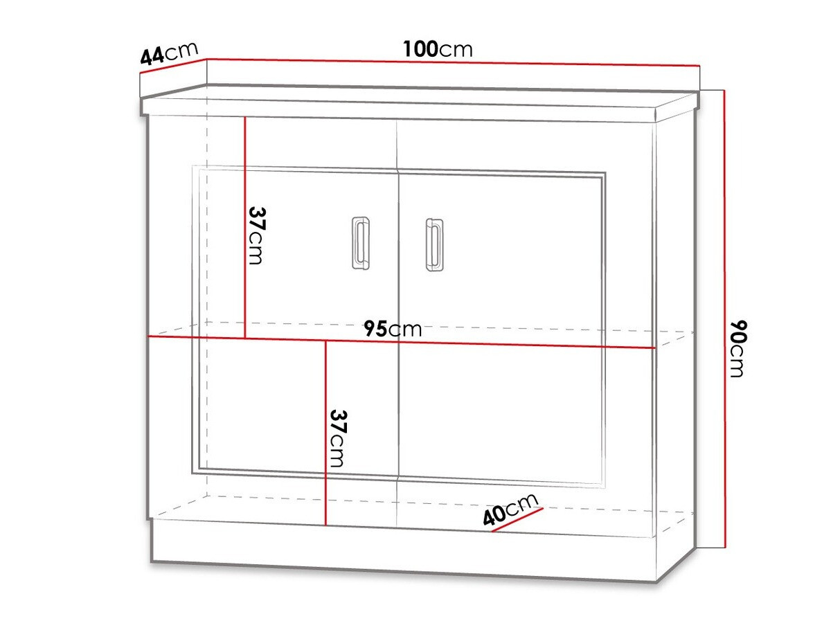 Ormarić Lircava 102 (Храст лефкас)
