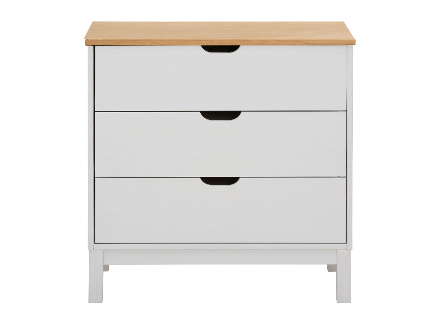 Komoda Denton 544 (Belo + Smeđa)
