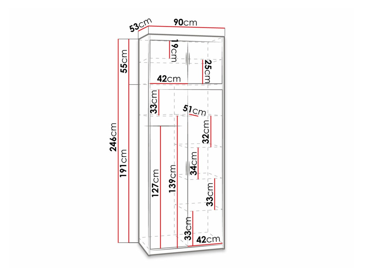 Ormar Novduni 103 (Храст лефкас)