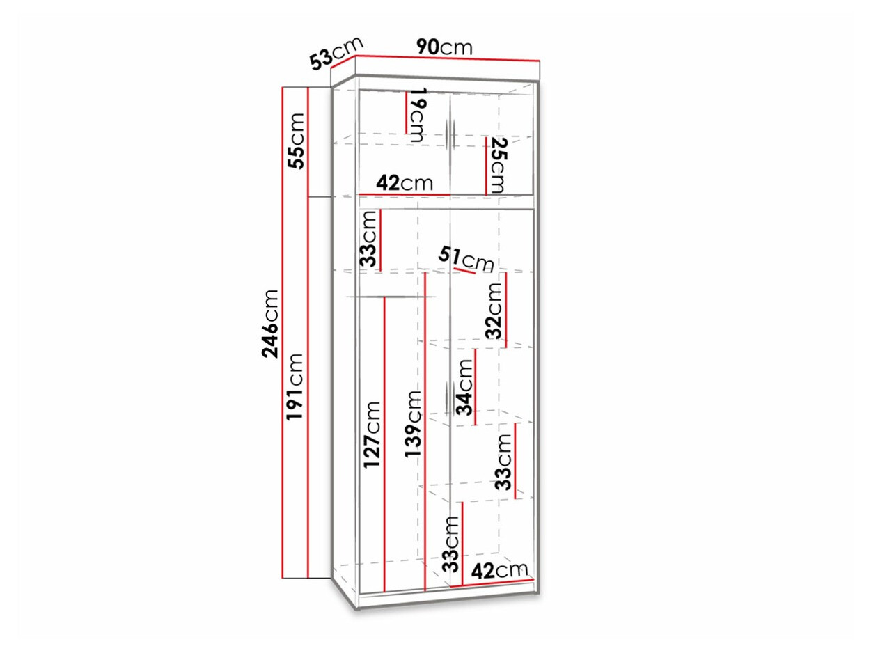 Ormar Novduni 103 (Sonoma hrast)