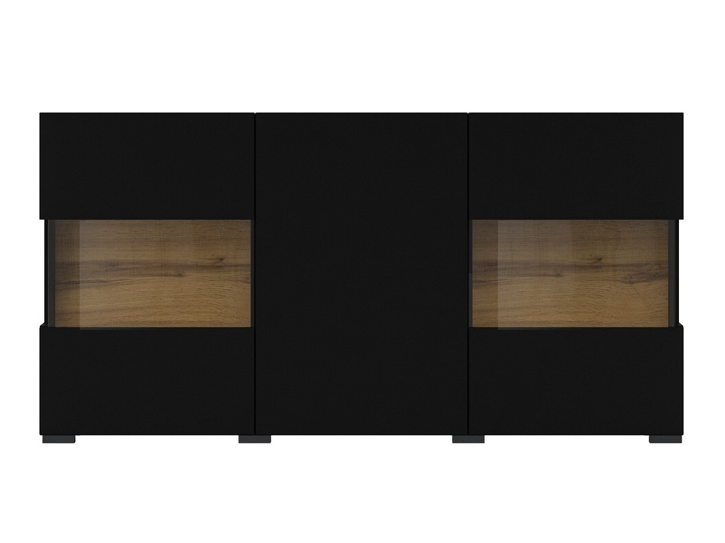 Ormarić Revmiru 102 (Crno + Вотан храст)