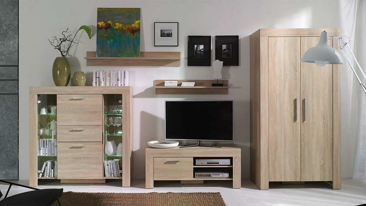 TV komoda Melfeli 112 (Sonoma hrast)