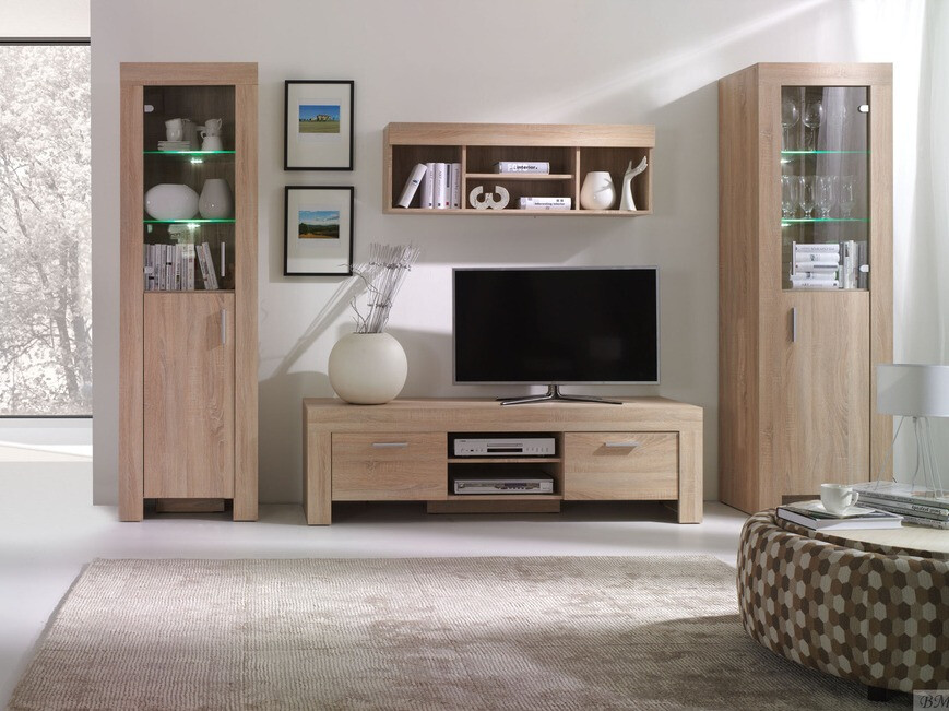 Zidna polica Melfeli 123 (Sonoma hrast)