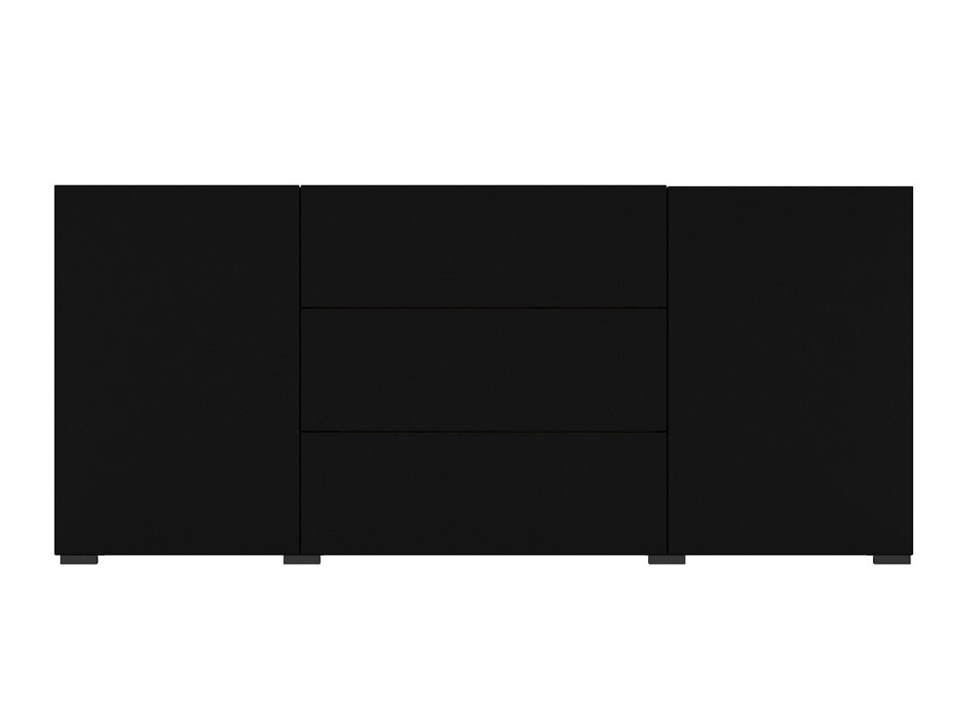 Komoda Revmiru 103 (Crno + Вотан храст)