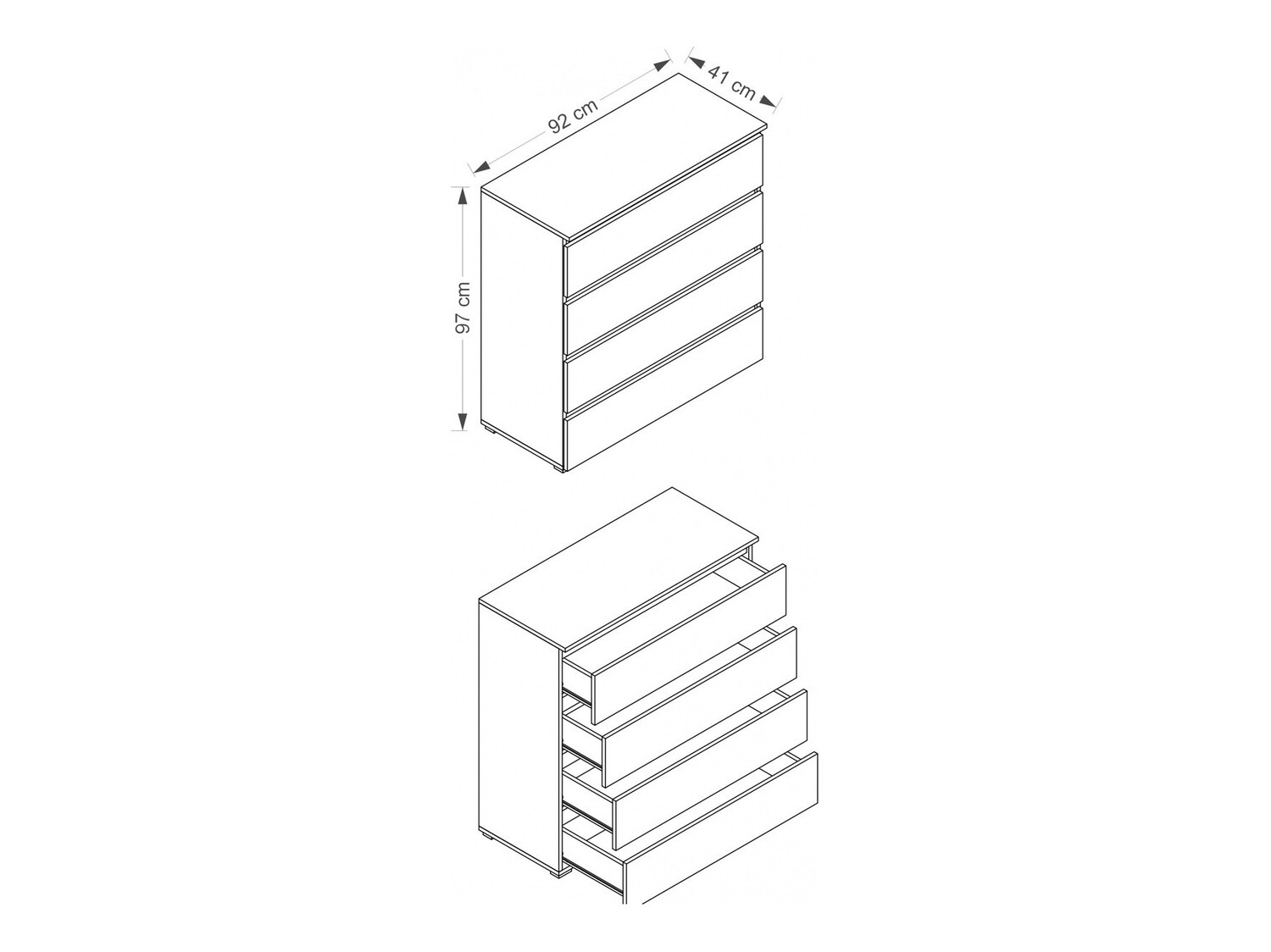 Komoda Cirdora 103 (Sonoma hrast)