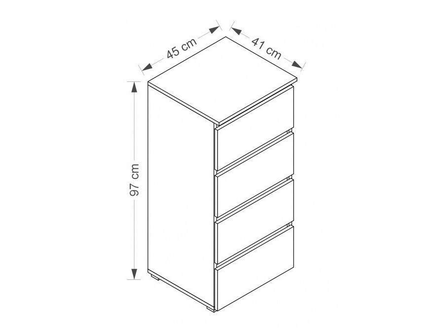 Komoda Cirdora 106 (Belo)