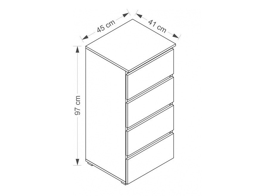 Komoda Cirdora 106 (Riviera hrast)