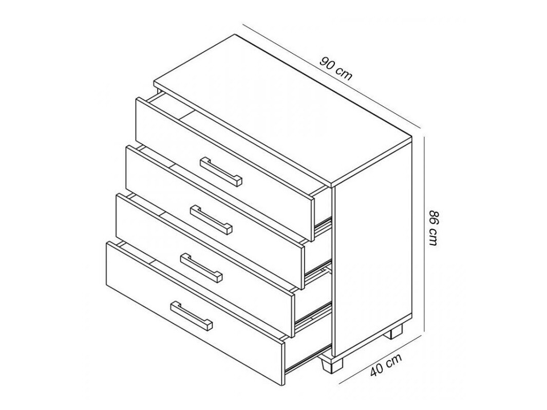 Komoda Cirevau 136 (Venge)