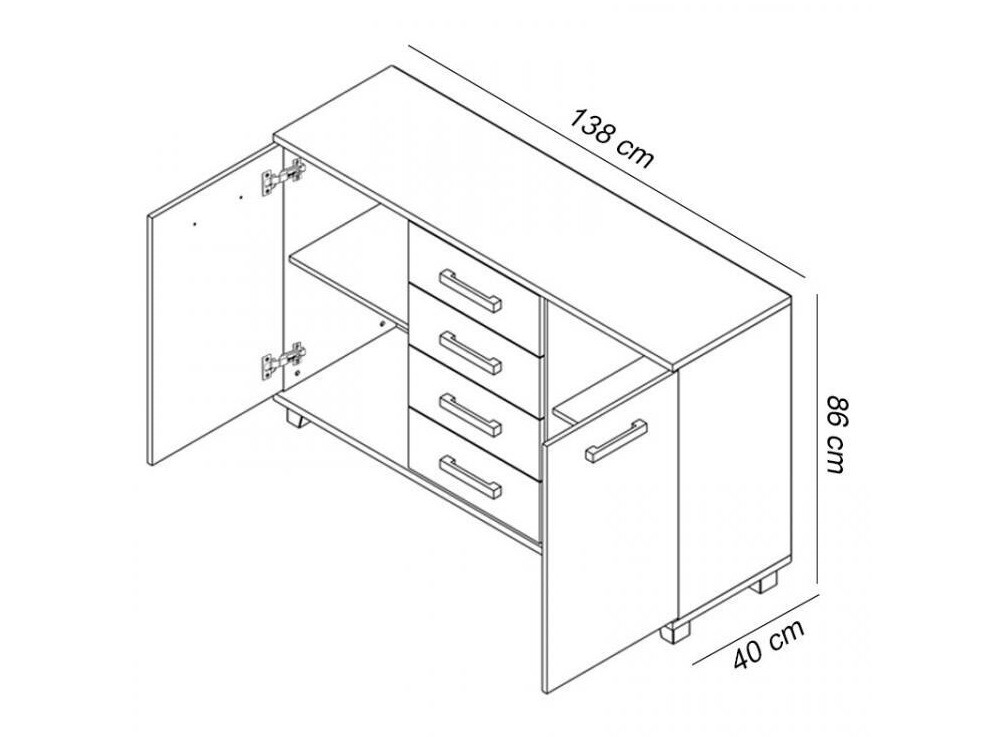 Komoda Cirevau 137 (Venge)
