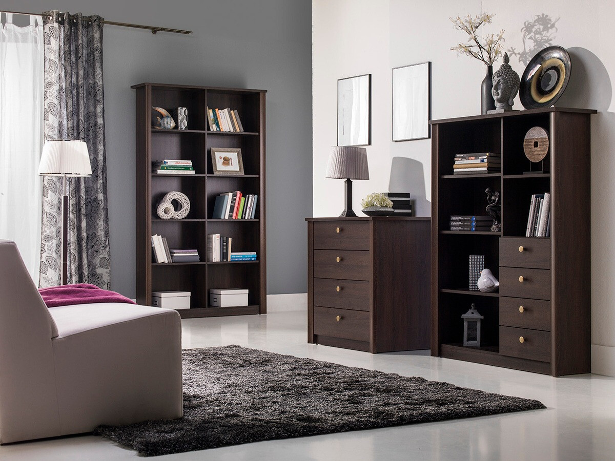 Komoda Elialo 122 (Tamni Sonoma hrast)