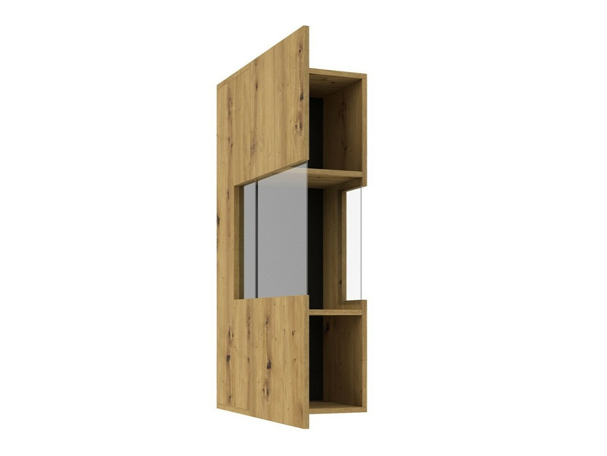 Zidni ormarić Revmiru 101 (Crno + Hrast Votan)