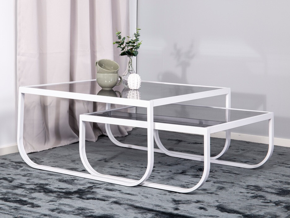 Set stočića za kafu Dallas 220 (Belo)