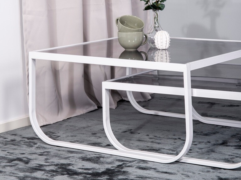 Set stočića za kafu Dallas 220 (Belo)