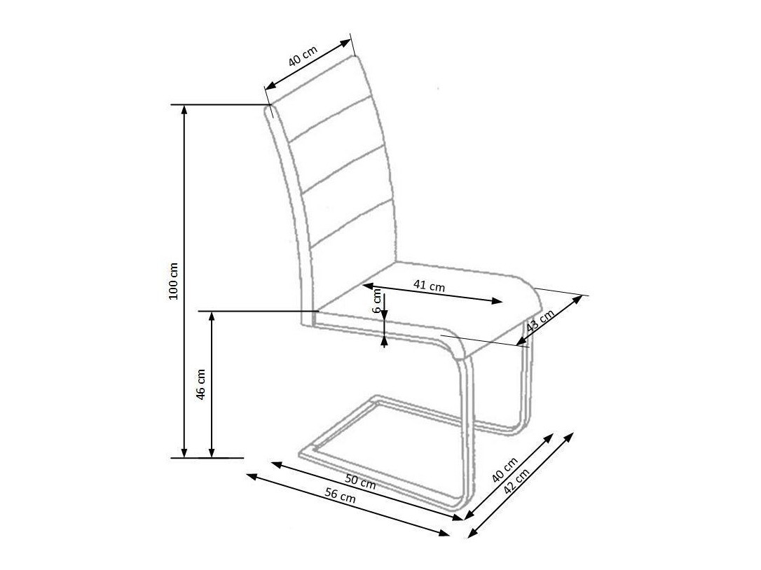 Stolica Houston 165 (Krem)