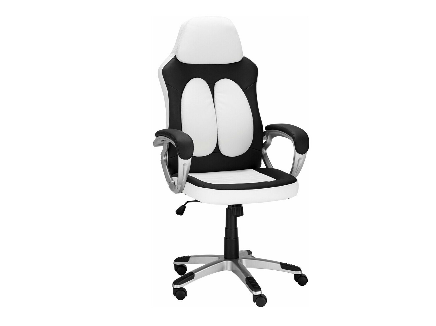 Gejming stolica Denton 561 (Belo + Crno)