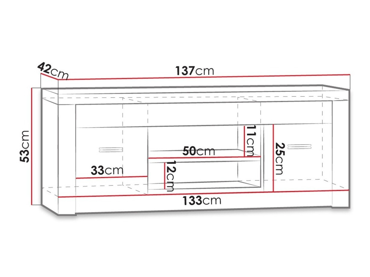 TV sto Serfeno 106 (Tamni jasen)