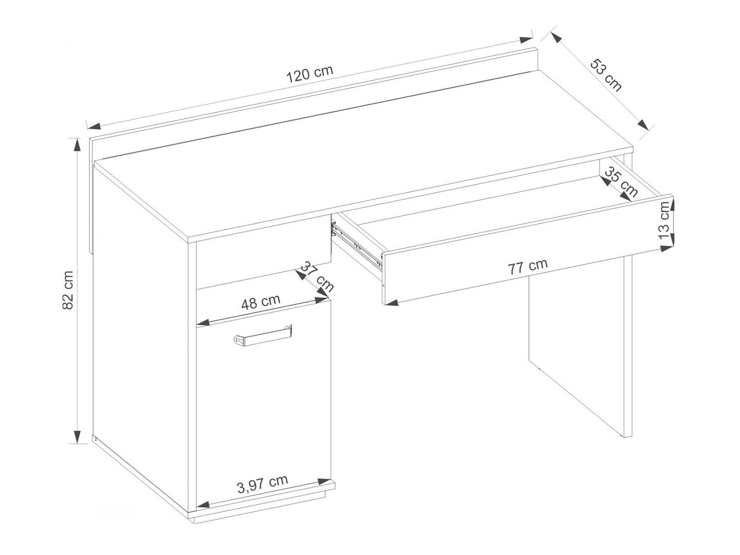 Kancelarijski sto Orlveno 111