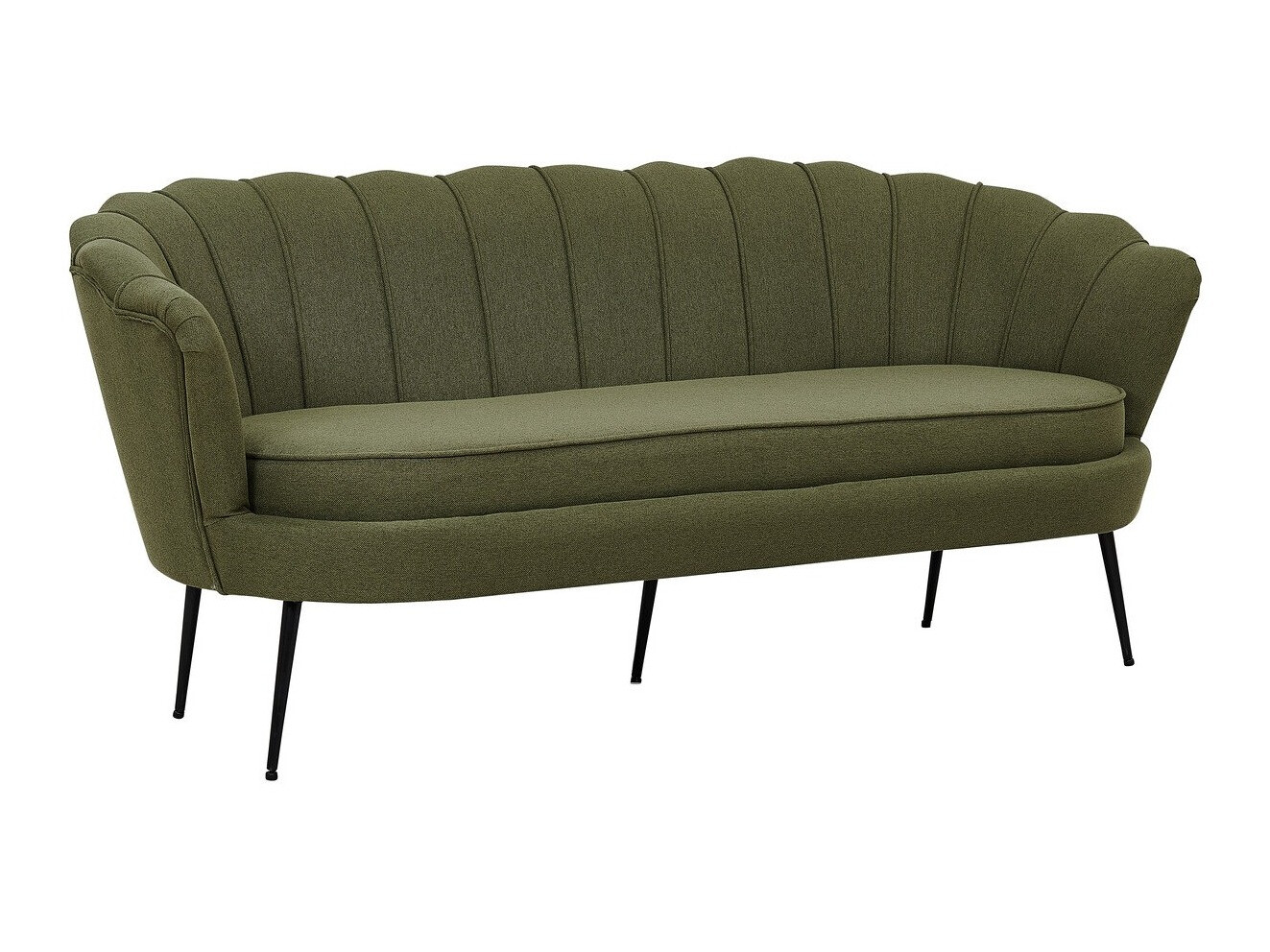 Sofa Dallas 2917 (Prašnjavo zelena + Crno)