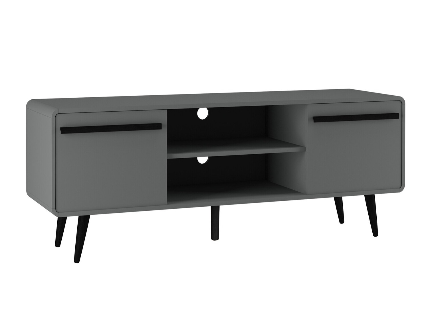 TV komoda Denton 359 (Sivo + Crno)