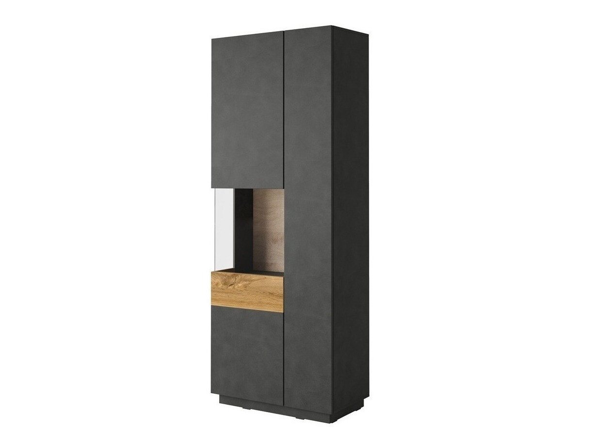 Polica Livlore 100 (Matera siva + Hrast Votan)