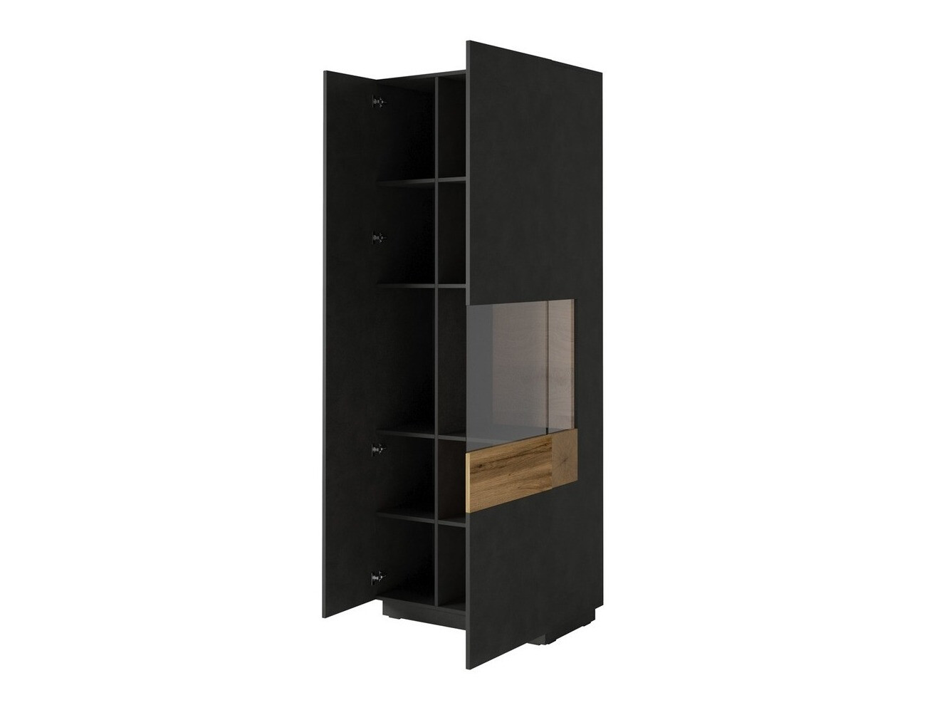 Polica Livlore 100 (Matera siva + Вотан храст)