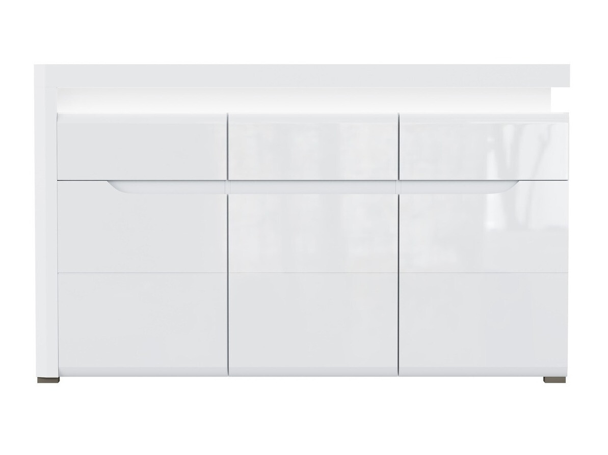 Komoda Revelmi 103 (Sjajno belo + Belo)