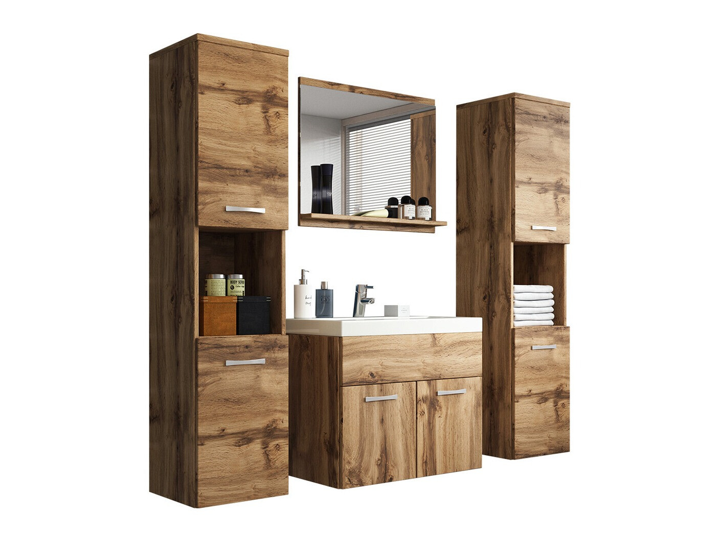 Set za kupatilo Sarasota 123 (Hrast Votan)