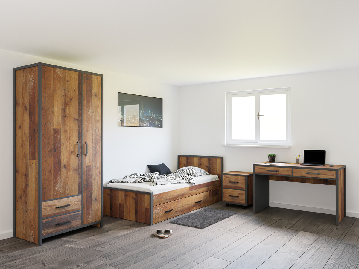 Set nameštaja Belsera 111 (Smeđa + Matera siva)