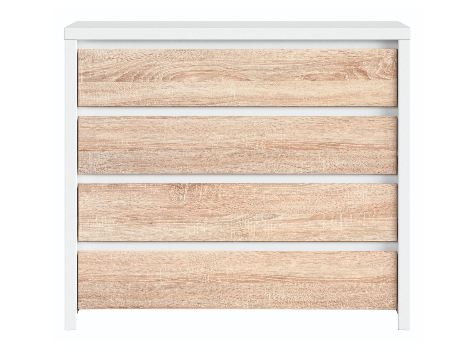 Komoda Nolroma 105 (Belo + Sonoma hrast)