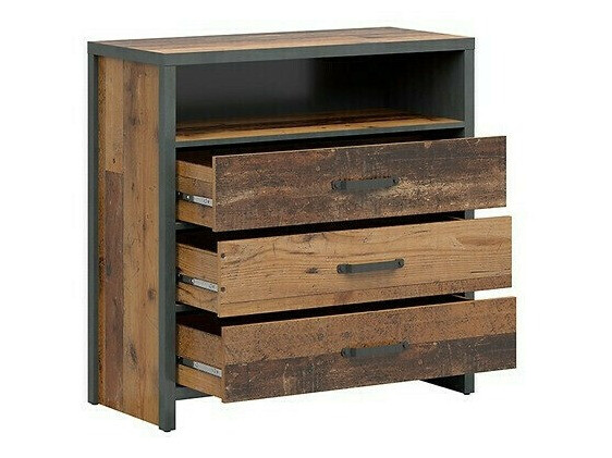 Set nameštaja Belsera 113 (Braon + Matera siva)