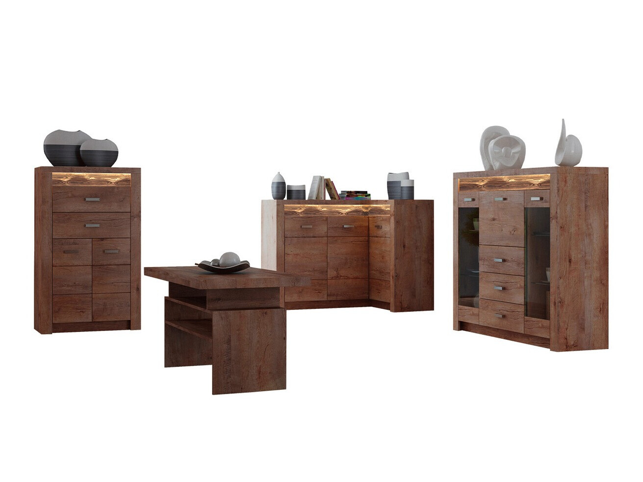 Set za dnevnu sobu Serfeno 121 (Pepeo)