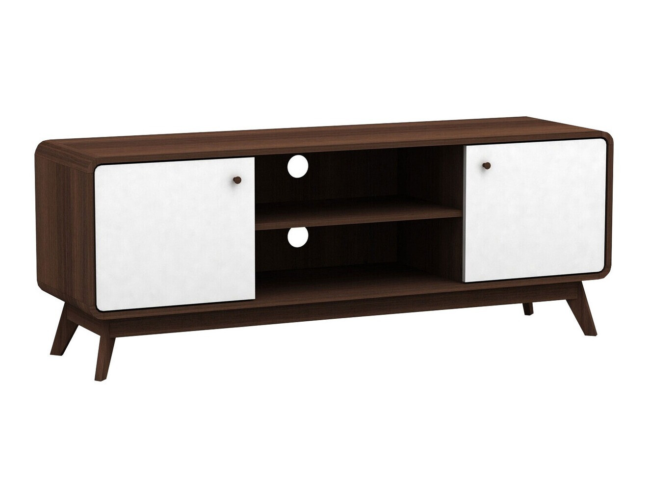 TV komoda Elbtena 107 (Orah + Belo)