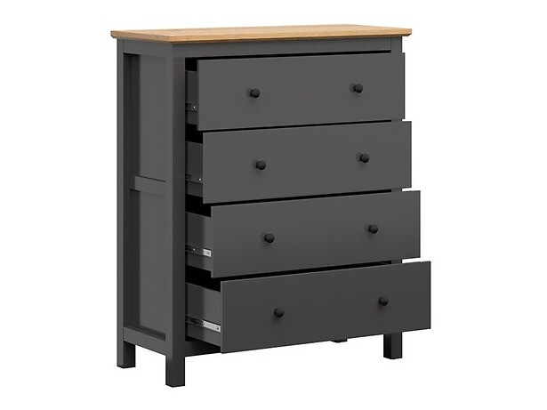 Komoda Sordoro 104 (Grafit + Artisan hrast)