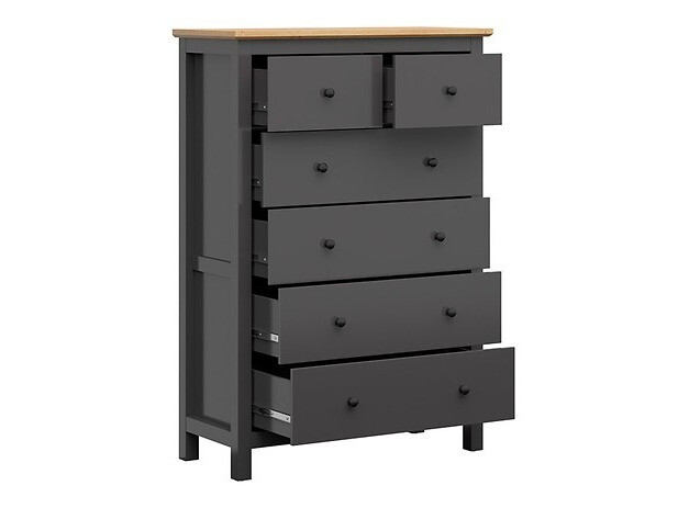 Komoda Sordoro 105 (Graphite + Zanatski hrast)