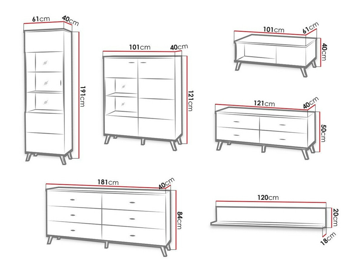 Set za dnevnu sobu Talsere 111