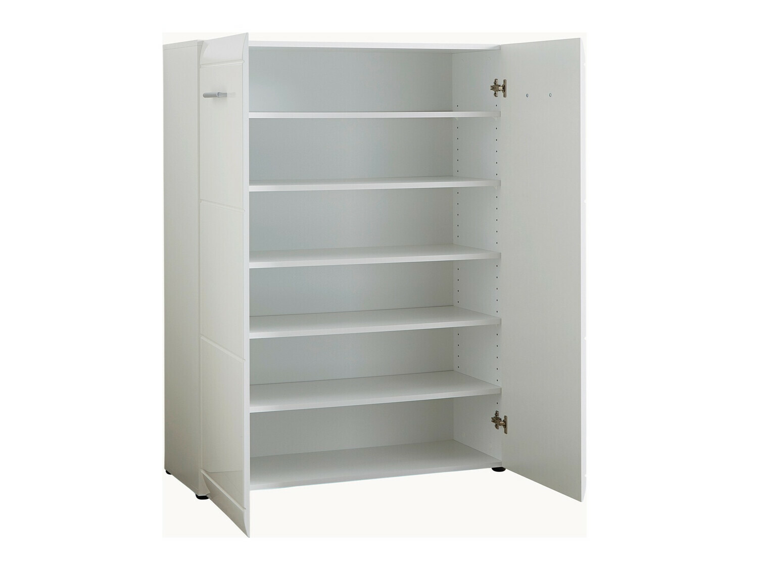 Polica za obuću Livromu 102 (Sjajno belo)