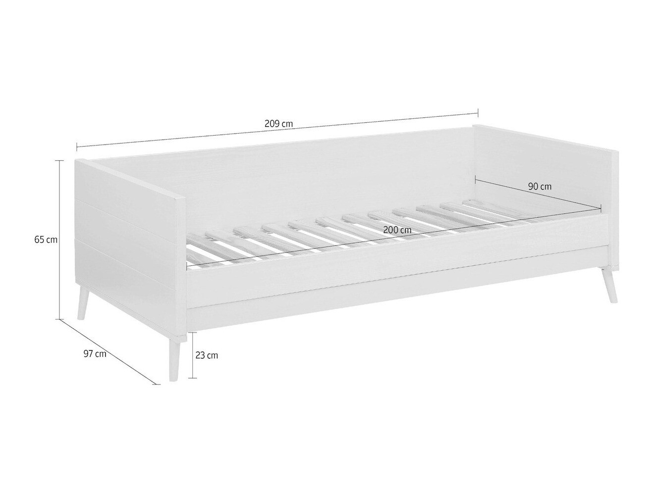 Krevet Denton 130 (Bor)