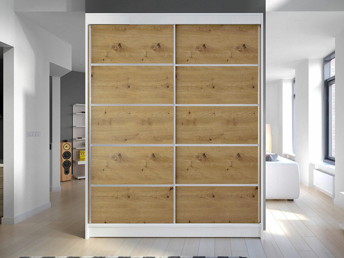 Ormar Closico 145 (Belo + Zanatski hrast)